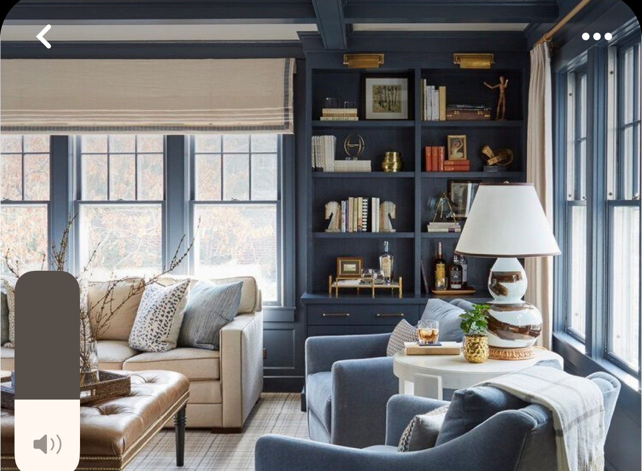 LIVING ROOM FILLED WITH BLUES ON SOCIAL MEDIA