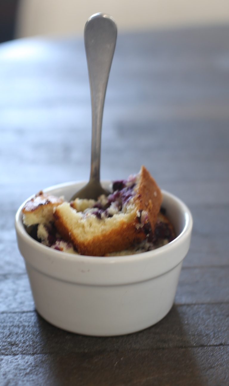 THE BEST PART OF LEMON BLUEBERRY CAKE